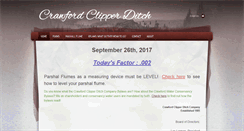 Desktop Screenshot of crawfordclipperditch.com